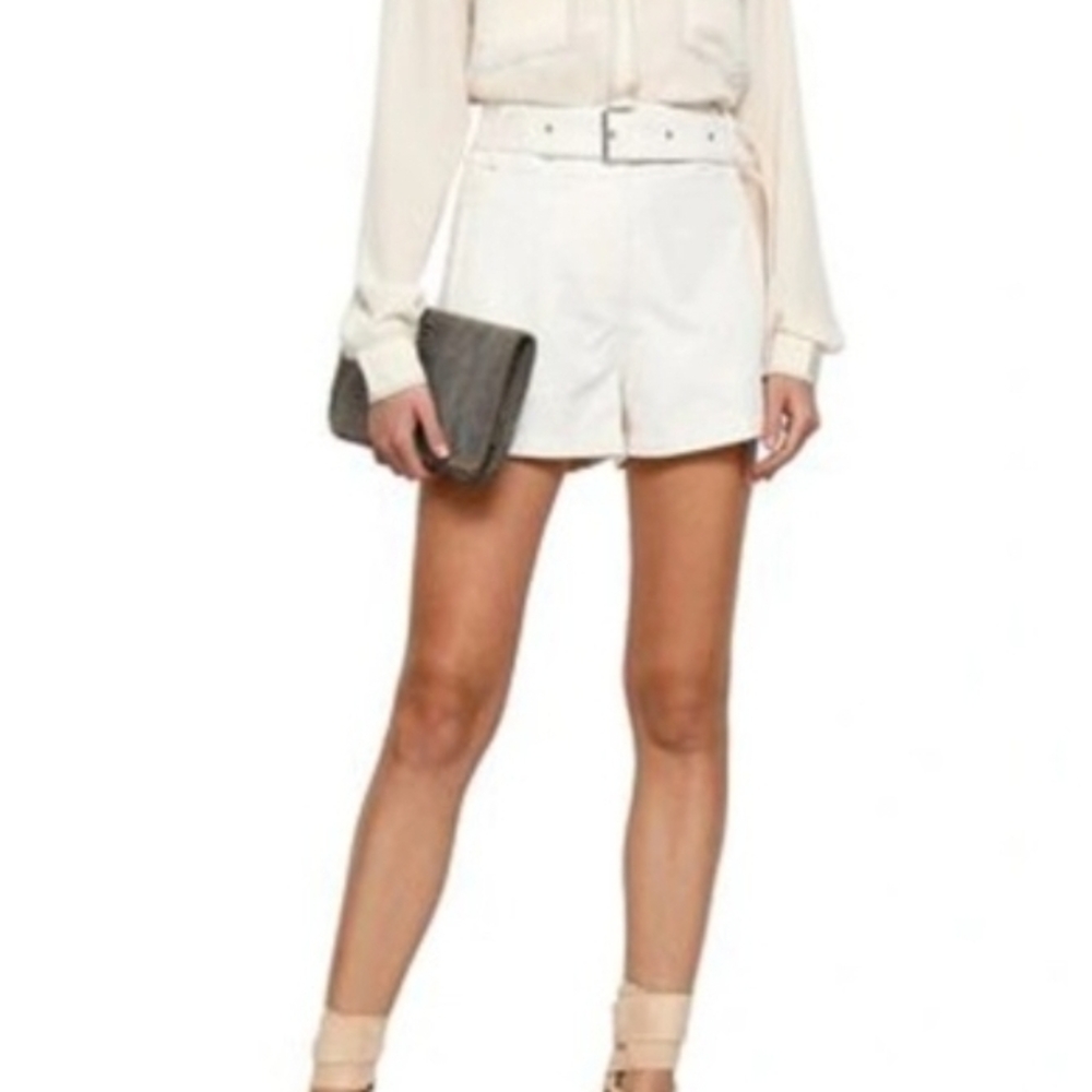 IRO High Waist White Shorts